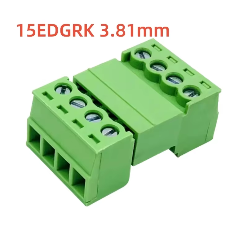 Screw Terminal Block - 5 conjuntos 15edgRK 3.81mm 2/3/4/5/6-12 pinos