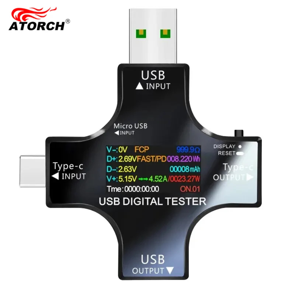 Usb C Cable - Testador usb dc tipo-c pd voltímetro