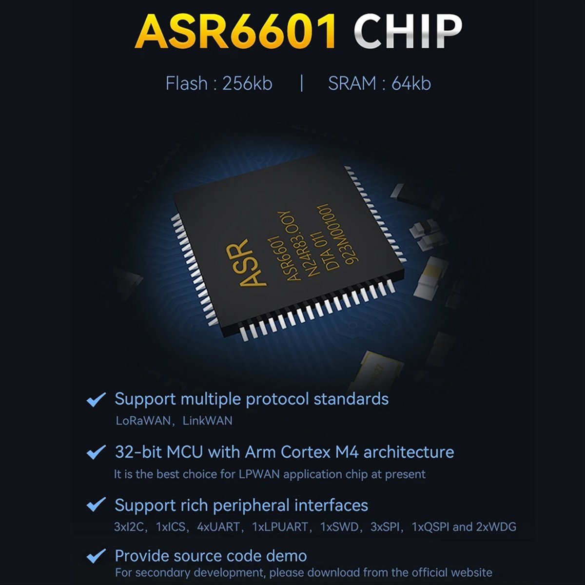 Ipex Connector - Módulo LoRa A73T LoRaWAN SoC E78-868LN22S
