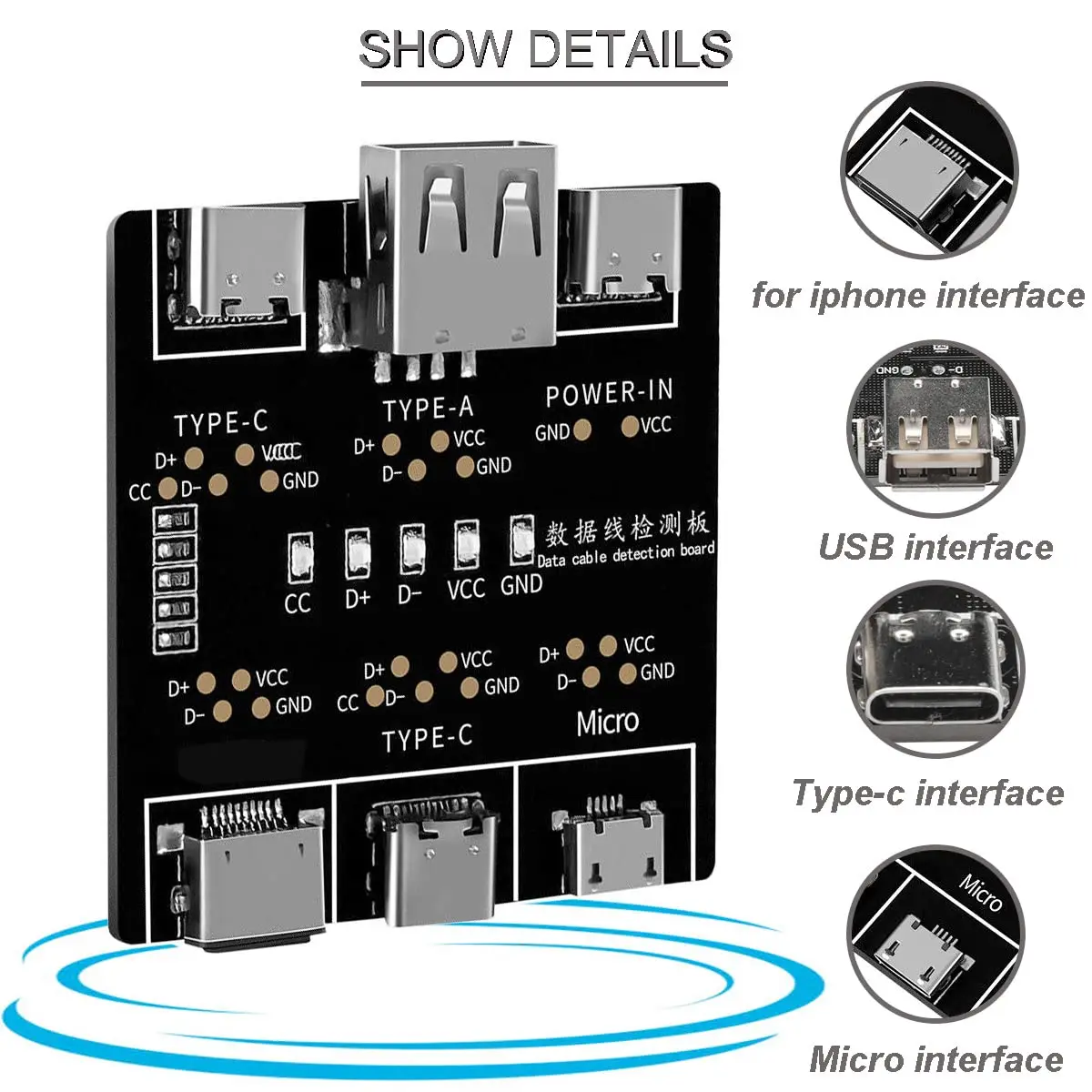 Placa de detecção de cabo de d - Micro Usb Cable avaliação e preço
