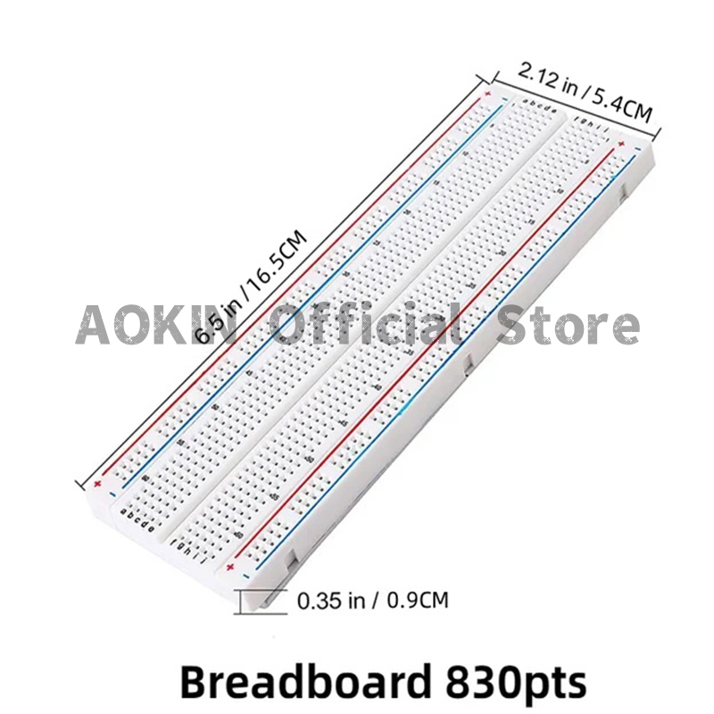 Placa de ensaio MB-102 de 400/ - Breadboard 400 Point avaliação e preço