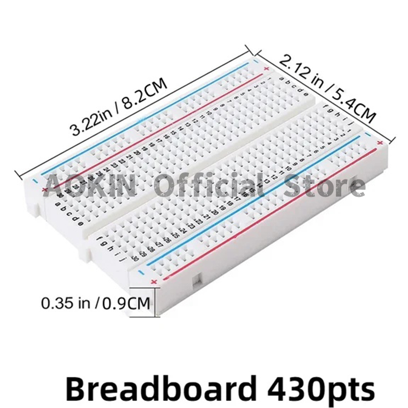 Placa de ensaio MB-102 de 400/ - Breadboard 400 Point avaliação e preço