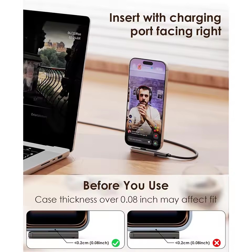 Adaptador dobrável portátil US - Usb C Cable avaliação e preço