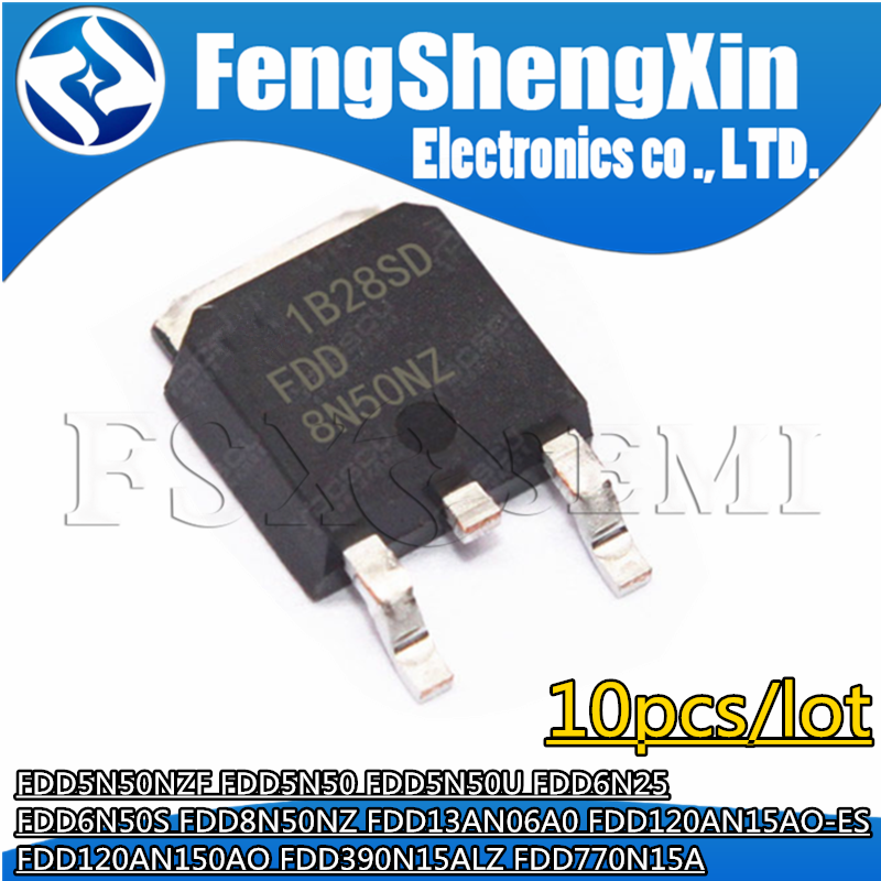 10pcs FDD5N50NZF FDD5N50 FDD5N - Perfboard avaliação e preço