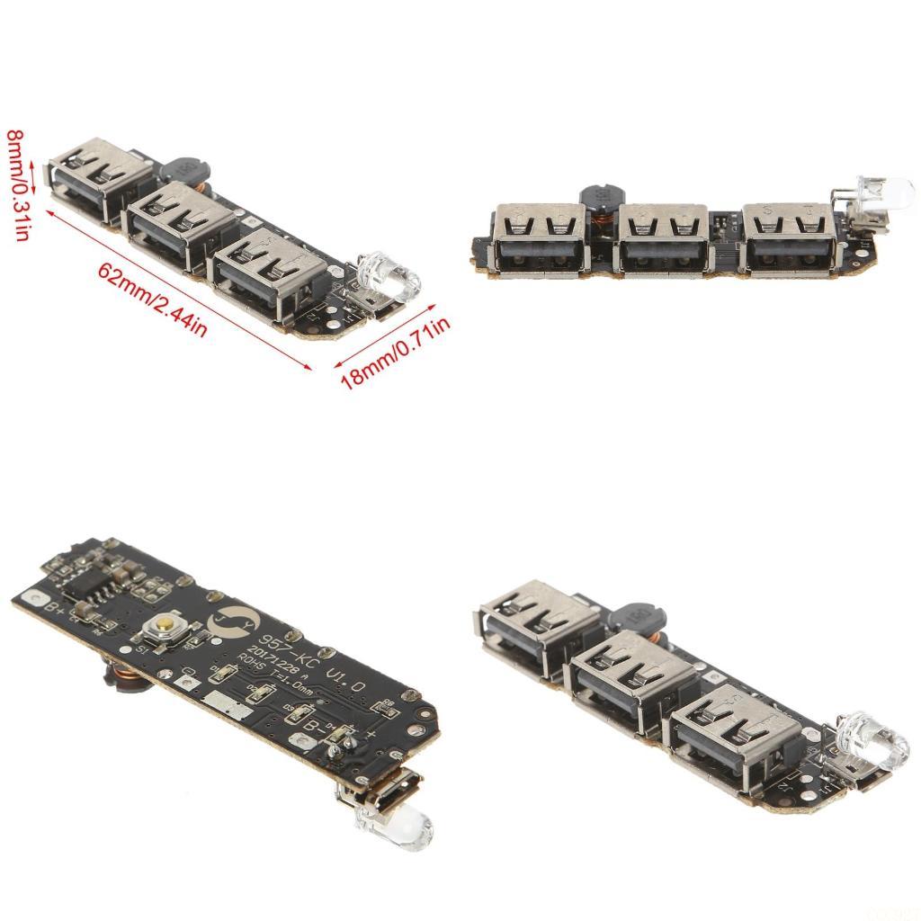 B03f 5v 2.1a 3 usb carregador  - Li Ion Charger Module avaliação e preço