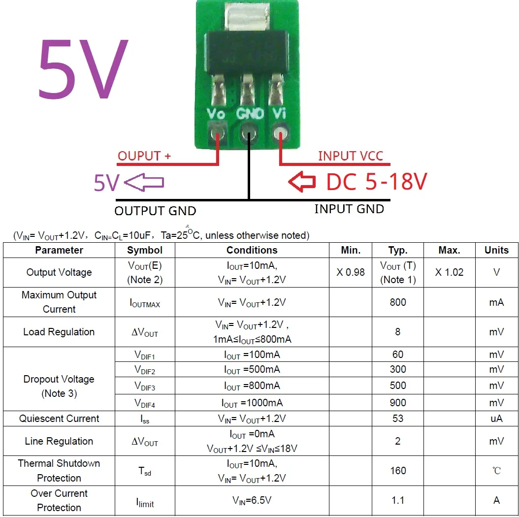 10PCS Módulo Regulador LDO Ste - Esp32 Step Down Buck avaliação e preço