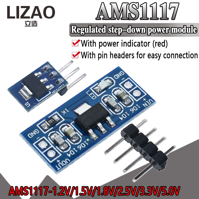 Módulo de Potência Step-Down L - Ams1117 Module avaliação e preço