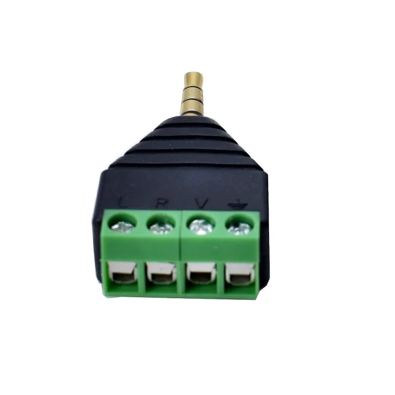 5/20/100 pces 3.5mm estéreo 4  - Screw Terminal Block avaliação e preço
