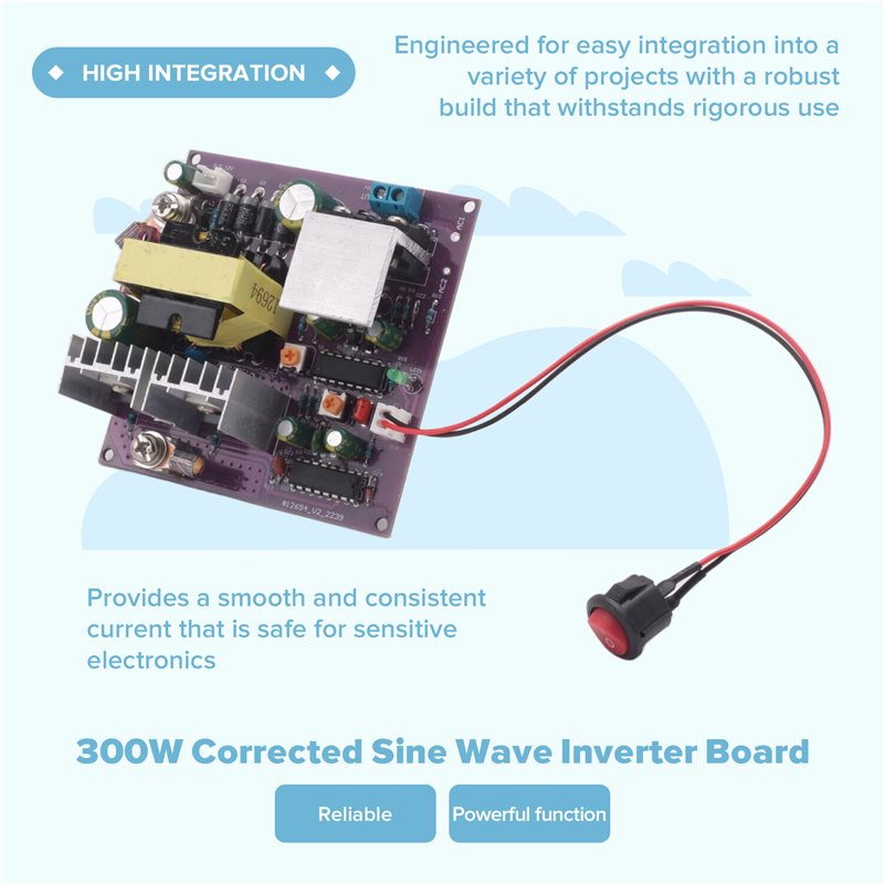 Placa Inversora de Onda Senoid - Boost Converter avaliação e preço