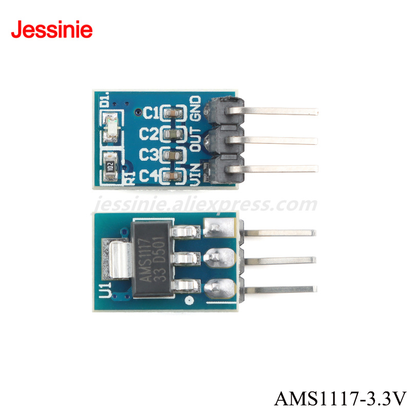 10 peças/1 peça ams1117 3.3v 5 - Ams1117 Module avaliação e preço